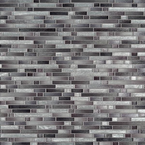 Akaya Nero Interlocking Glass Tile  