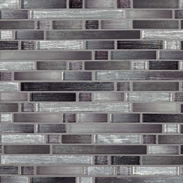 Akaya Nero Interlocking Glass Tile  