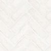 Alpine White Reclaimed Clay Brick - Herringbone  