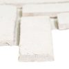 Alpine White Reclaimed Clay Brick - Herringbone  