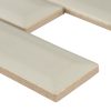 Antique White Beveled Tile  