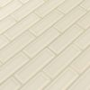 Antique White Beveled Tile  