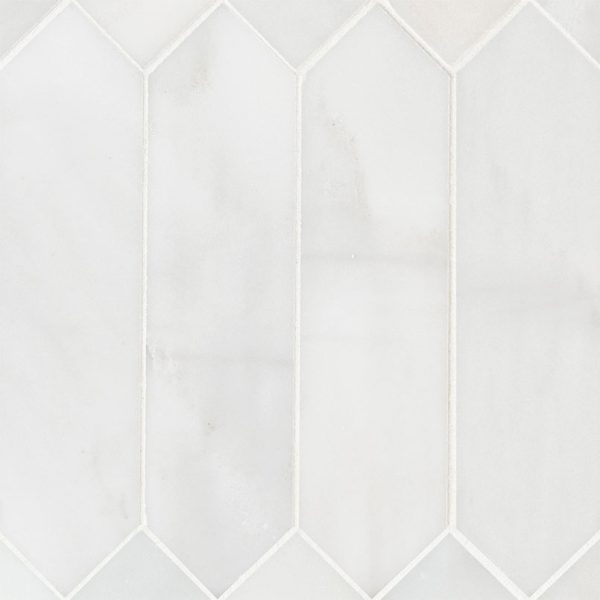 Arabescato Carrara Marble Picket Tile  