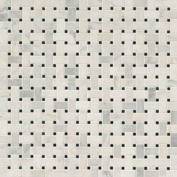 Arabescato Carrara Basketweave Tile Arabescato Carrara Basketweave Tile