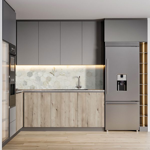 Arabescato Venato 4" Hex Peel and Stick  