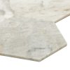 Arabescato Venato 4" Hex Peel and Stick  