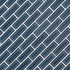 Bay Blue Beveled Tile 2x6  