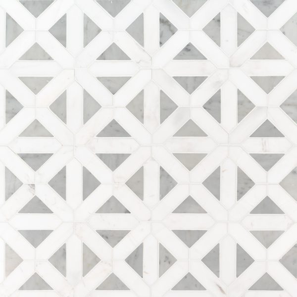 Bianco Dolomite Geometrica Tile  