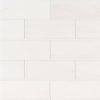 Bianco Dolomite Polished Subway Tile 3x6  