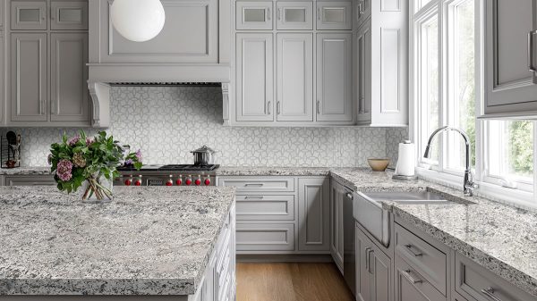 Bianco Gridwork Polished Tile  