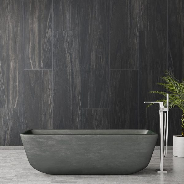 Midnight Porcelain Wood Tile  