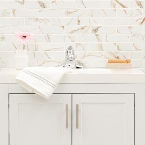 Calacatta Gold Matte 2x6 Subway Tile  