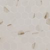 Calacatta Porcelain 2” Hexagon Mosaic Tile  