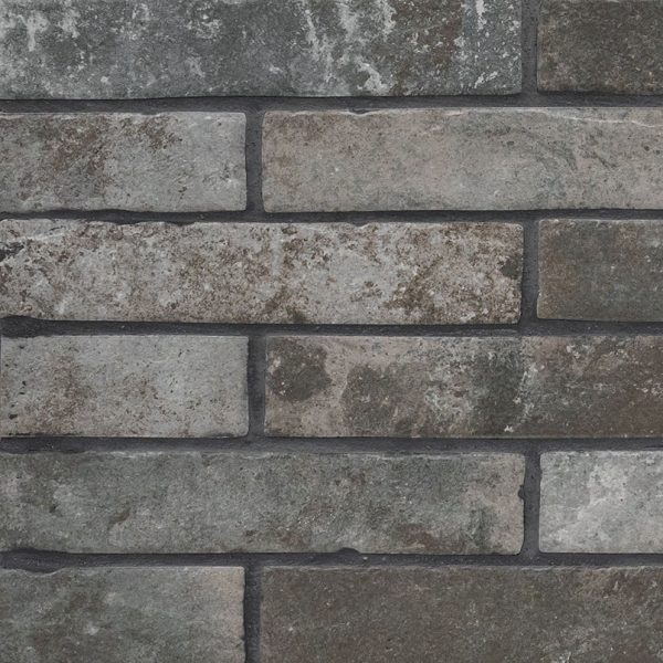 BRICKSTONE CHARCOAL 2X10 BRICK TILE  