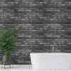 BRICKSTONE CHARCOAL 2X10 BRICK TILE  