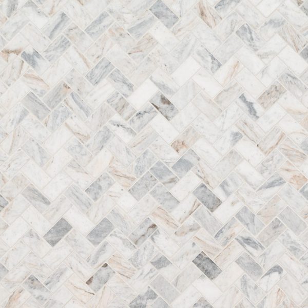 Capri Blue 1x2 Herringbone Honed  