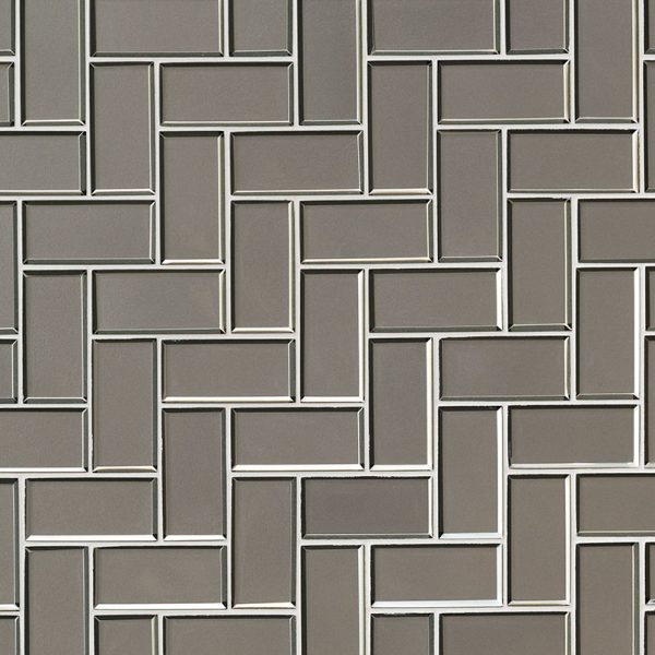 Champagne Bevel Herringbone 8mm  