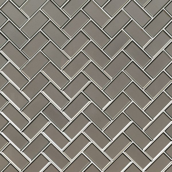 Champagne Bevel Herringbone 8mm  