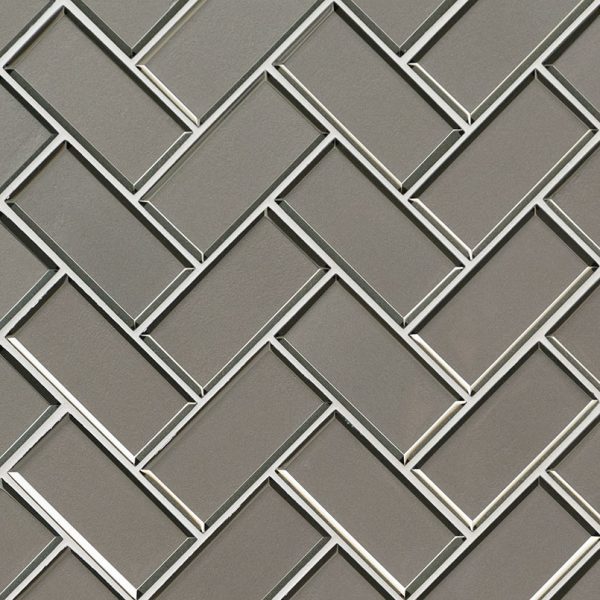 Champagne Bevel Herringbone 8mm  