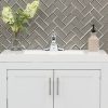 Champagne Bevel Herringbone 8mm  