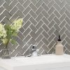 Champagne Bevel Herringbone 8mm  
