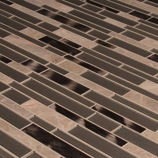 Champagne Toast Glass & Metal Tile  