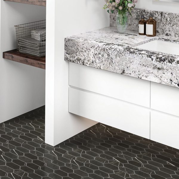 MA83 Nero Square Matte Countertop, Floor, Wall MA83 Nero Square Matte Countertop, Floor, Wall
