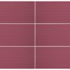 SC36 Berry Rectangle Matte Countertop, Floor, Wall 