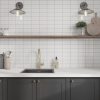 RS31 Mercury Grey Hexagon Undulated Glossy Wall 