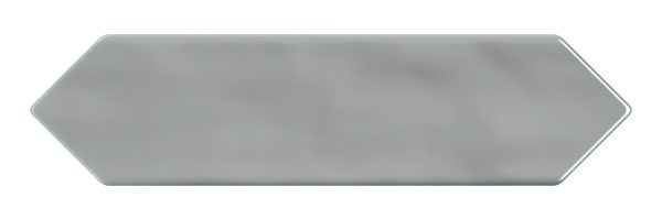 X114 Desert Gray Rectangle Undulated Glossy Wall 