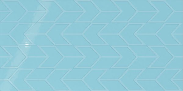 SH16 Crisp Blue Rectangle Reverse Dot Textured Wall 