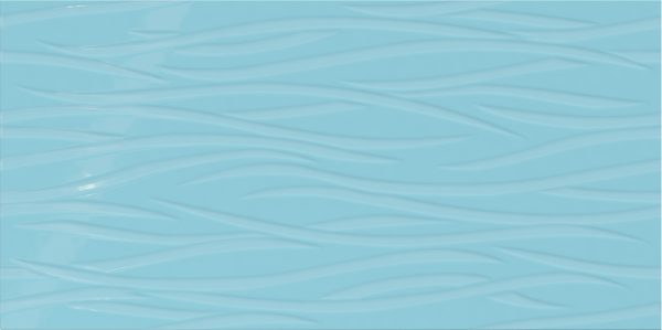 SH16 Crisp Blue Rectangle Reverse Dot Textured Wall 
