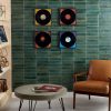 RD21 Herbal Rectangle Hand Crafted Glossy Wall RD21 Herbal Rectangle Hand Crafted Glossy Wall