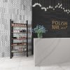 SC70 Ensemble Black Mix Picket Undulated Glossy Wall 