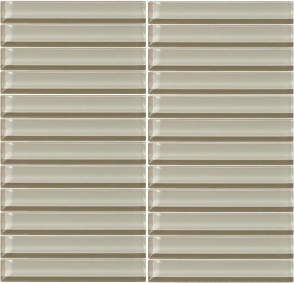 CW04 Silver Mink Rectangle Glossy Wall 