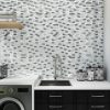 White Carrara & Glass PT48/PT49/PT52/PT53 Floor, Part of: Natural Stone Natural Stone Marble, Wall 