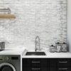 White Carrara & Glass PT48/PT49/PT52/PT53 Floor, Part of: Natural Stone Natural Stone Marble, Wall 