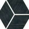 P048 Cube Negative Hexagon Cube Negative Matte Countertop, Floor, Part of: PTS Professional Tile Solution, Wall 