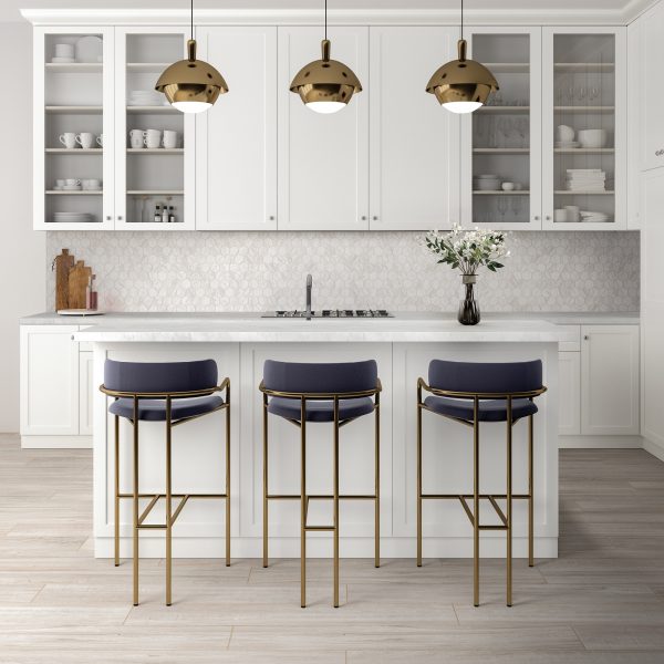 PT20 Timeless White Rectangle Geometric Satin Countertop, Floor, Wall PT20 Timeless White Rectangle Geometric Satin Countertop, Floor, Wall