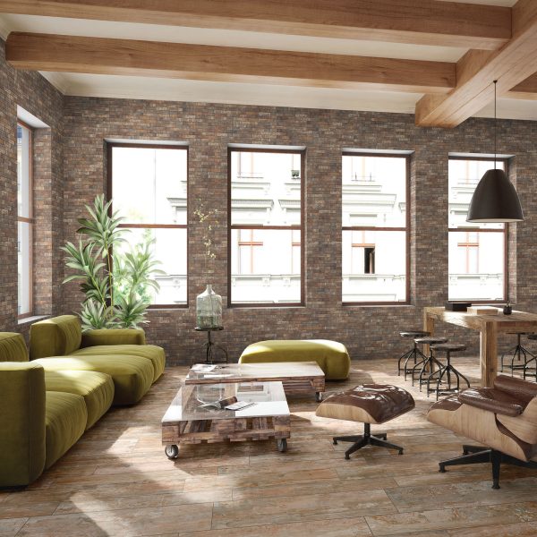BW05 Terrace Rectangle Distressed Matte Countertop, Floor, Wall 