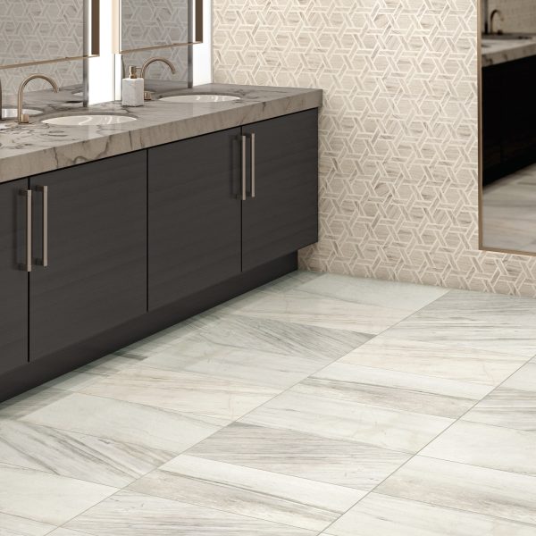 M012 Pier White Herringbone Straight Edge Honed Floor, Part of: Natural Stone Natural Stone Limestone Natural Stone Marble, Wall 