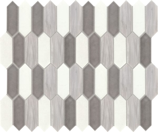 DA50 Nautical Grey Blend Double Leaf Straight Edge Mix Floor, Part of: Natural Stone Natural Stone Limestone Natural Stone Marble, Wall 