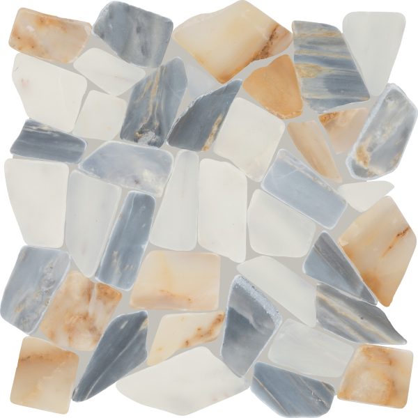 M340 Azure Rectangle Polished Countertop, Floor, Part of: Natural Stone Natural Stone Marble, Wall 