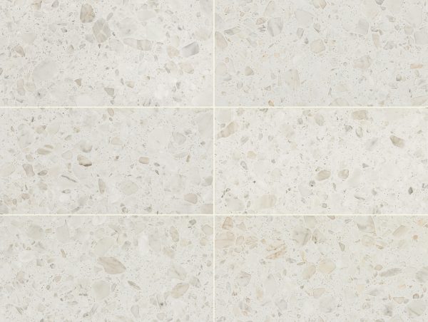 OU57 Sterling Rectangle Medio Matte Stepwise Countertop, Floor, Wall 