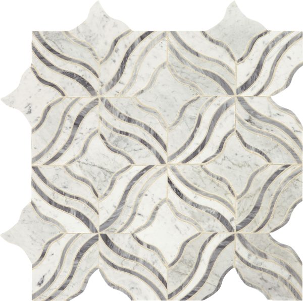 Carrara White/Bardiglio LV23 Wall 