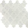 LV24 Carrara White/Thassos White Radiant Straight Edge Honed Wall 