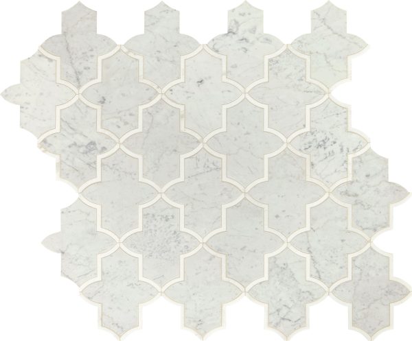 LV24 Carrara White/Thassos White Radiant Straight Edge Honed Wall LV24 Carrara White/Thassos White Radiant Straight Edge Honed Wall