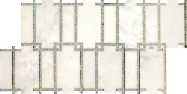 LV10 First Snow Elegance/Ant Mirror Architectural Reflections Straight Edge Polished Wall 