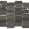 M049 Antico Scuro Elongated Hexagon Straight Edge Honed Countertop, Floor, Part of: Natural Stone Natural Stone Marble, Wall 