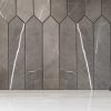 M049 Antico Scuro Elongated Hexagon Straight Edge Honed Countertop, Floor, Part of: Natural Stone Natural Stone Marble, Wall 